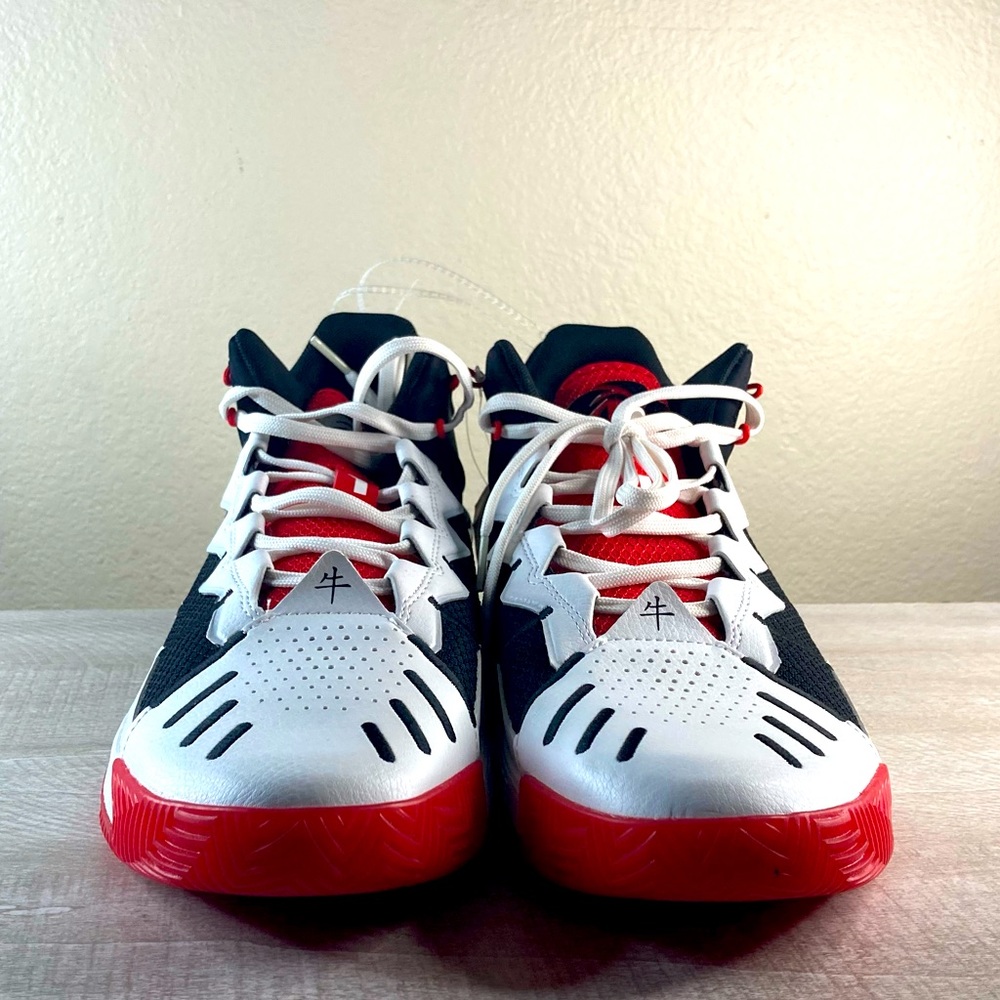 Men's Adidas D Rose Son Of Chi Size 10 Red Black White Shoes Basketball GW3830